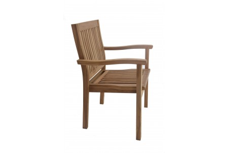 Leveb Stacking Arm Chair