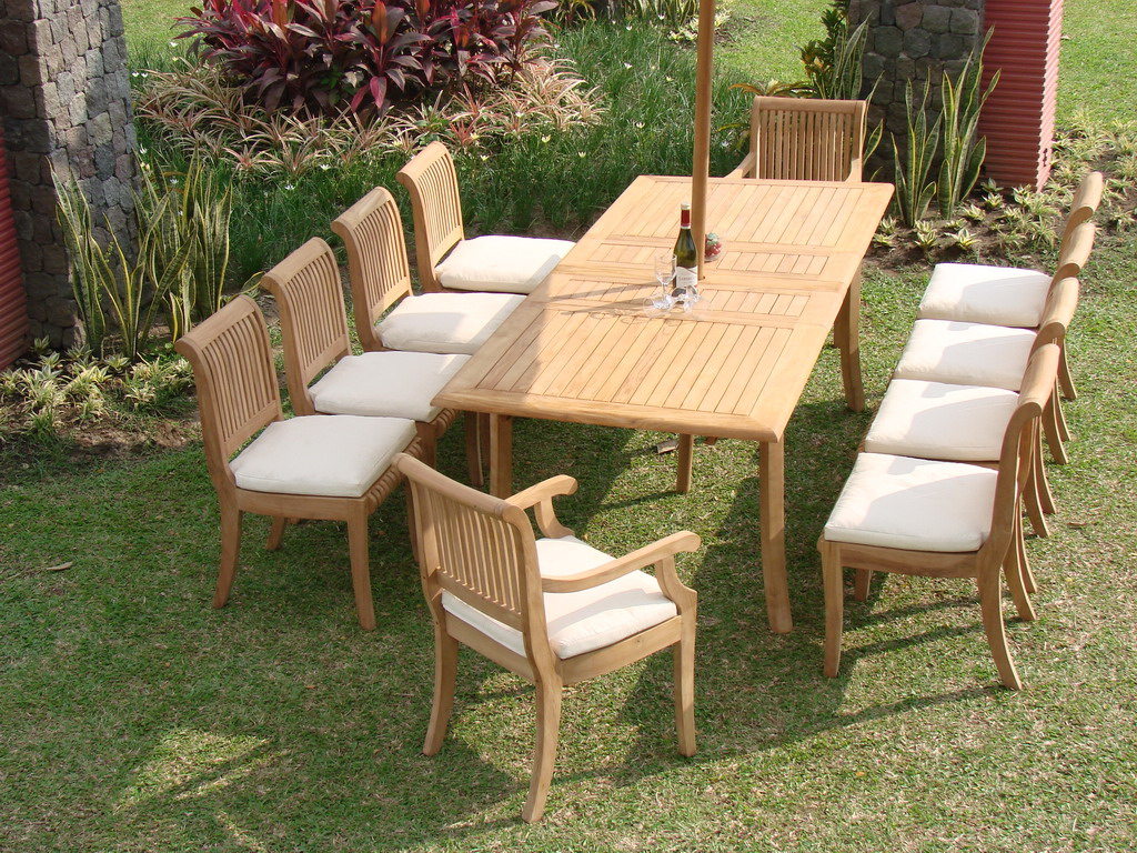 7 PC TEAK DINING SET GARDEN OUTDOOR PATIO FURNITURE R09 7 PC TEAK DINING SET GARDEN OUTDOOR PATIO FURNITURE R09
