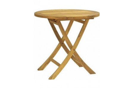 19" Teak Round Table