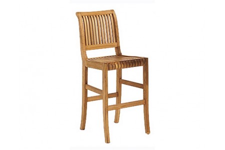 Teak Giva Bar Armless Chair