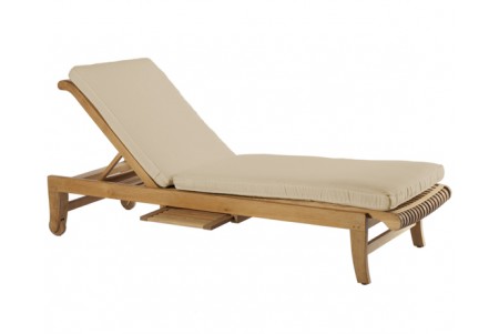 Teak Giva Chaise Lounger