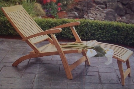 Teak Steamer Lounger
