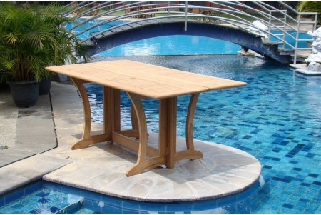 7 PC Dining Set - 69" Warwick & 6 Devon Armless Chairs 