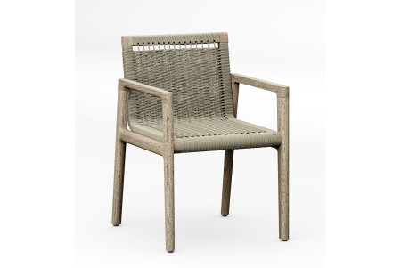 Sema Arm Chair - Weathered Teak