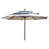 11 Feet Round Market Umbrella (Aluminium Pole) With Sunbrella Fabric