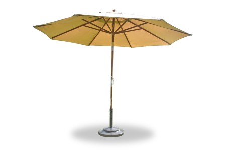 11 Feet Round Umbrella (Wooden Pole) With Sunbrella Fabric
