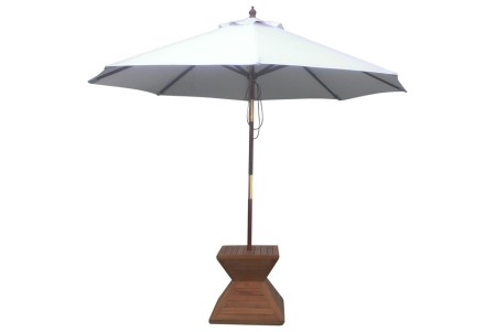 9 Feet Round Umbrella (Wooden Pole)